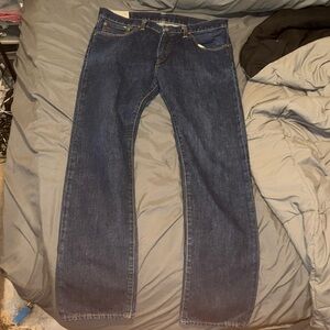 Polo Ralph Lauren 34x32 Dark Blue Jeans Y2K